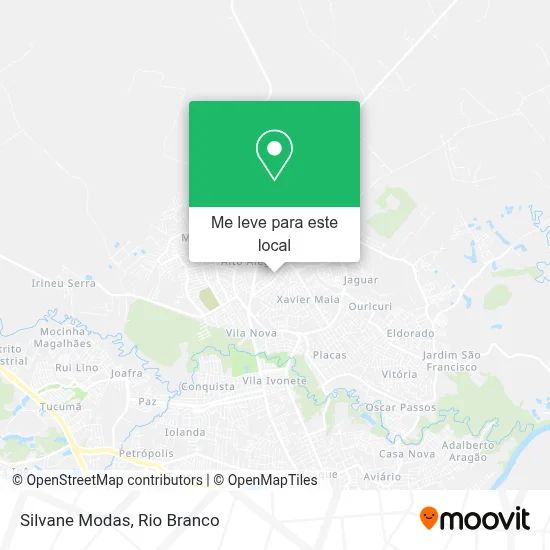 Silvane Modas mapa
