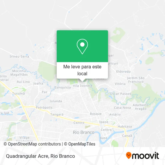 Quadrangular Acre mapa