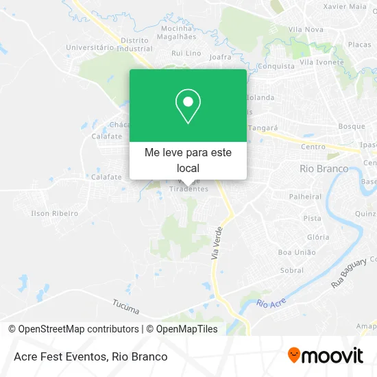 Acre Fest Eventos mapa