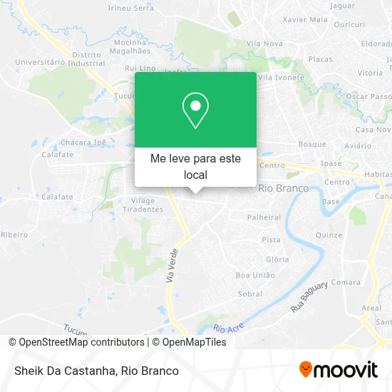 Sheik Da Castanha mapa