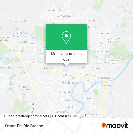 Smart Fit mapa