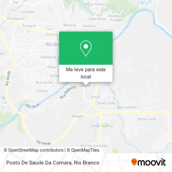 Posto De Saude Da Comara mapa
