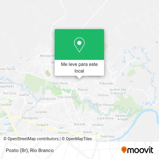 Posto (Br) mapa
