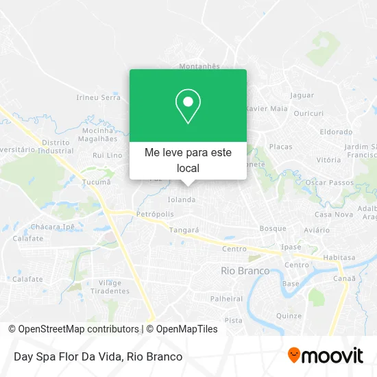 Day Spa Flor Da Vida mapa