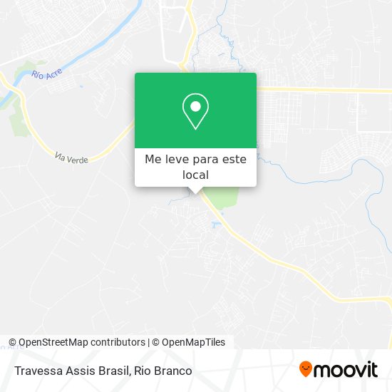 Travessa Assis Brasil mapa