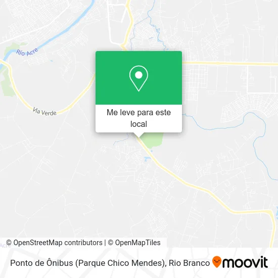 Ponto de Ônibus (Parque Chico Mendes) mapa