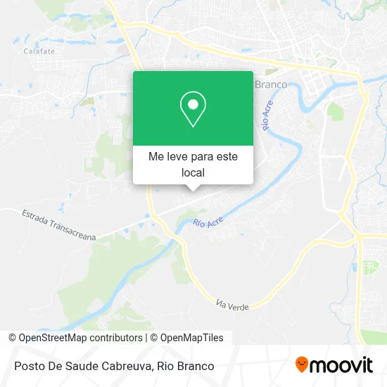 Posto De Saude Cabreuva mapa
