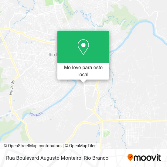 Rua Boulevard Augusto Monteiro mapa