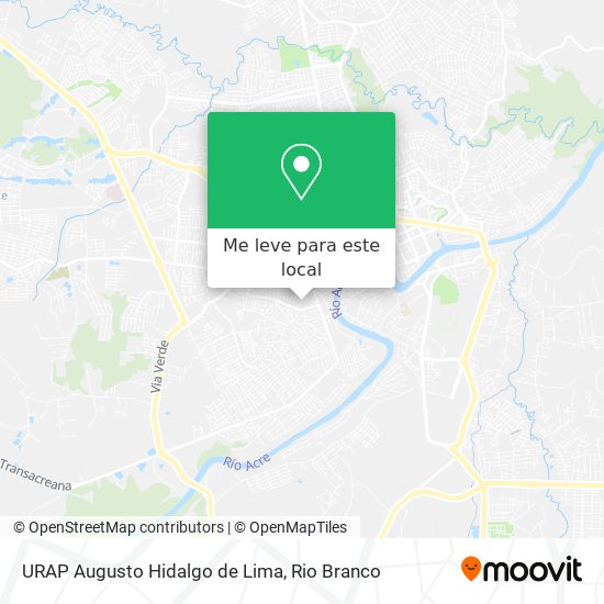 URAP Augusto Hidalgo de Lima mapa
