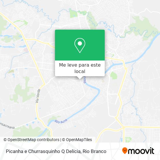 Picanha e Churrasquinho Q Delícia mapa