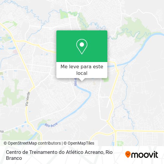 Centro de Treinamento do Atlético Acreano mapa
