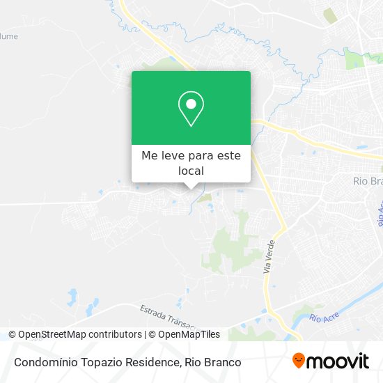 Condomínio Topazio Residence mapa