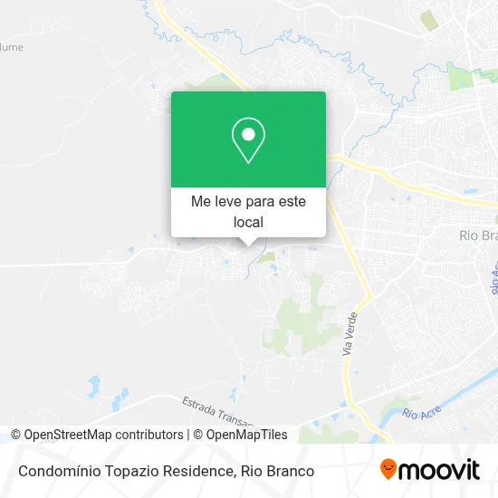 Condomínio Topazio Residence mapa