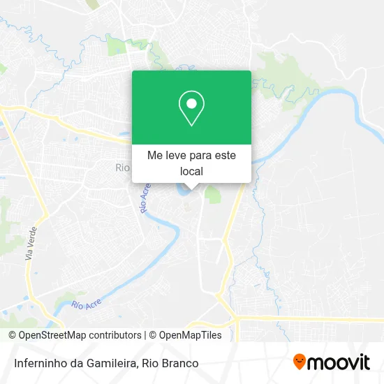 Inferninho da Gamileira mapa