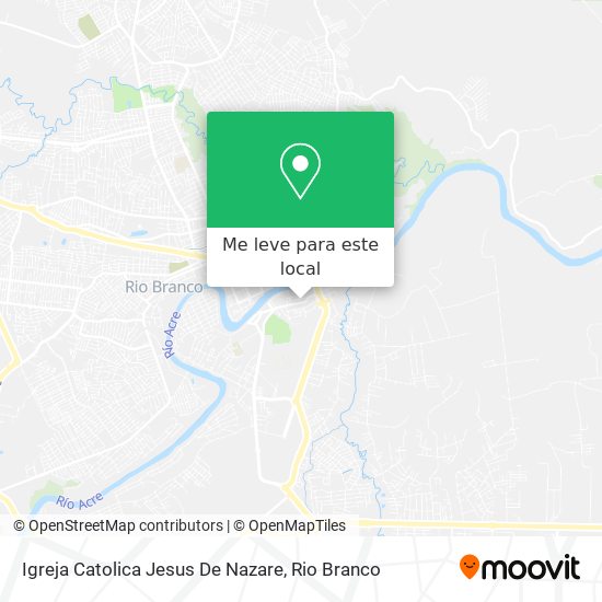 Igreja Catolica Jesus De Nazare mapa