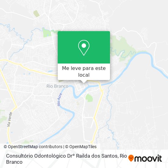 Consultório Odontológico Drº Railda dos Santos mapa