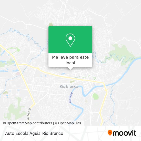 Auto Escola Águia mapa