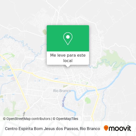 Centro Espirita Bom Jesus dos Passos mapa