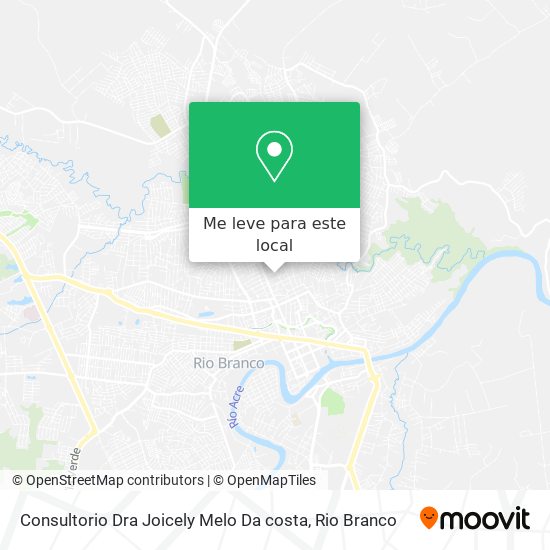 Consultorio Dra Joicely Melo Da costa mapa