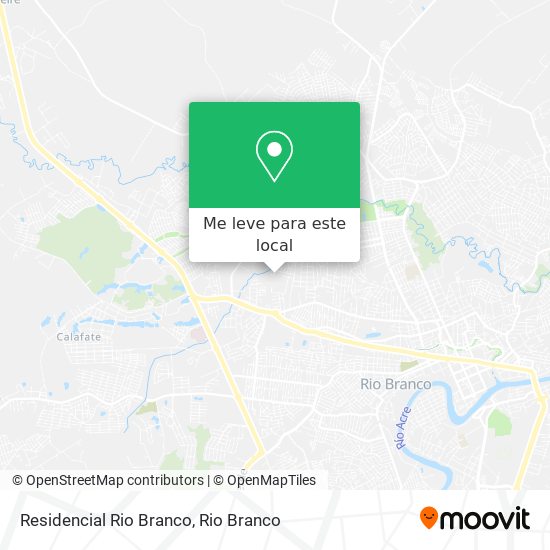 Residencial Rio Branco mapa