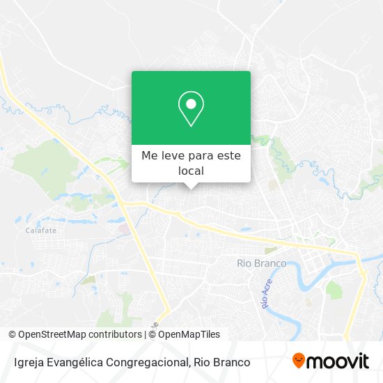 Igreja Evangélica Congregacional mapa