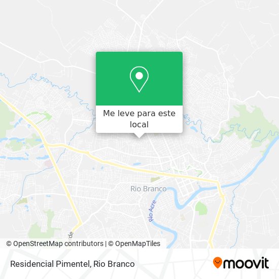 Residencial Pimentel mapa