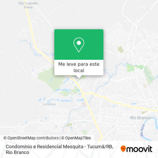 Condomínio e Residencial Mesquita - Tucumã / RB mapa