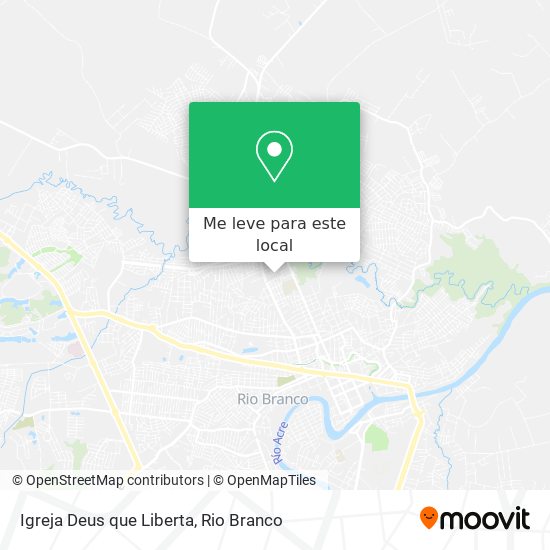 Igreja Deus que Liberta mapa