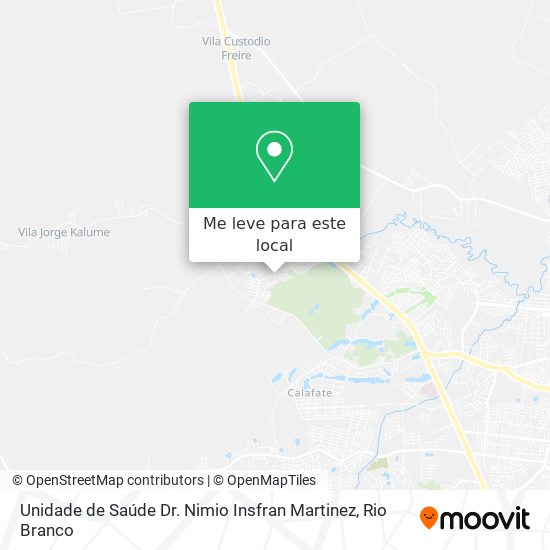 Unidade de Saúde Dr. Nimio Insfran Martinez mapa