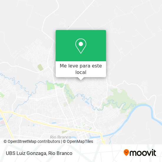 UBS Luiz Gonzaga mapa