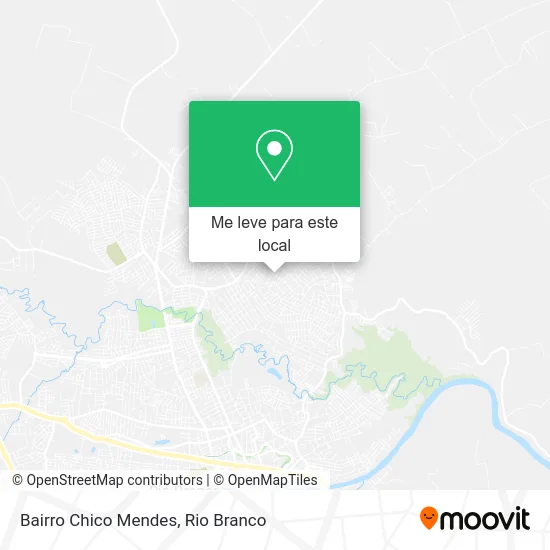 Bairro Chico Mendes mapa
