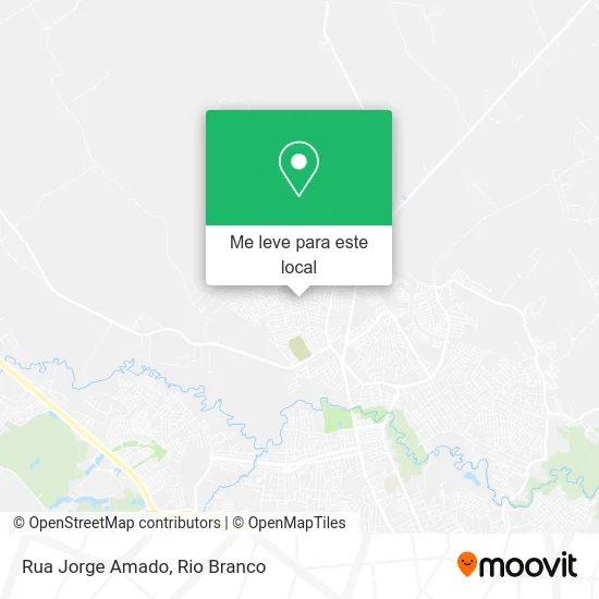 Rua Jorge Amado mapa