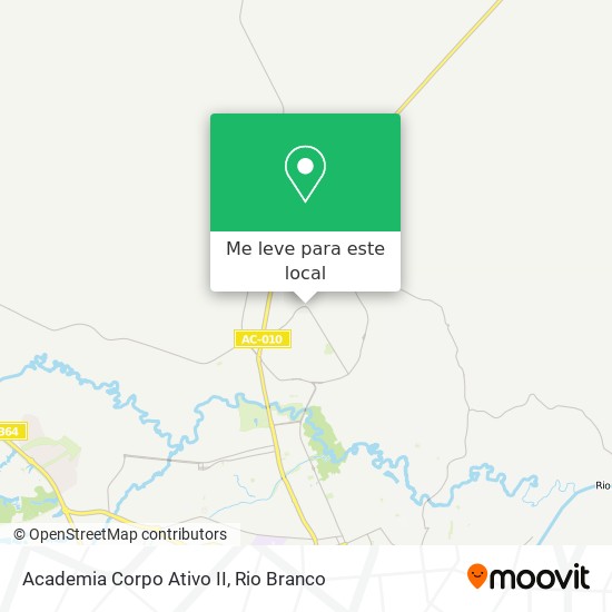 Academia Corpo Ativo II mapa