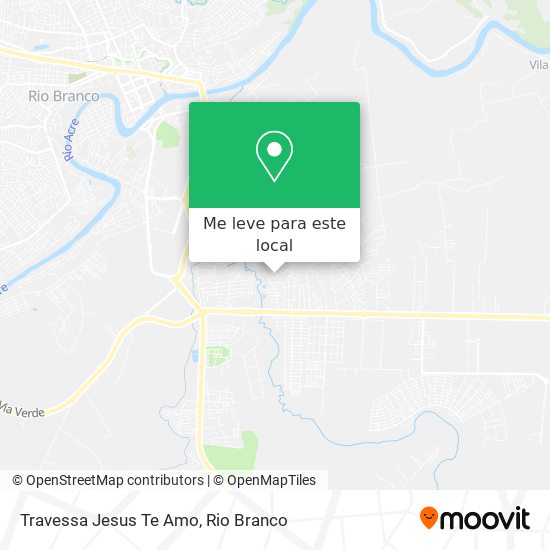 Travessa Jesus Te Amo mapa