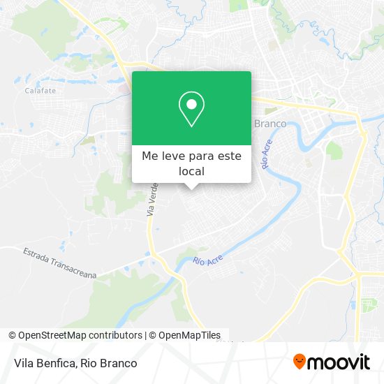 Vila Benfica mapa