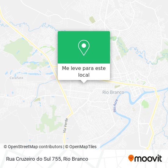 Rua Cruzeiro do Sul 755 mapa
