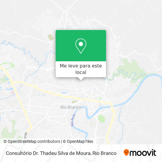 Consultório Dr. Thadeu Silva de Moura mapa