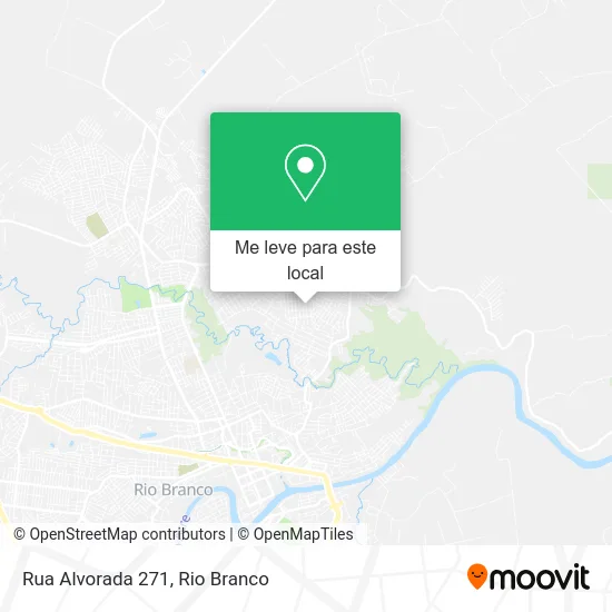 Rua Alvorada 271 mapa