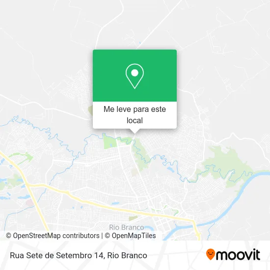Rua Sete de Setembro 14 mapa