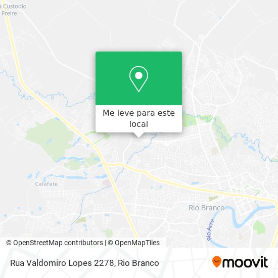 Rua Valdomiro Lopes 2278 mapa