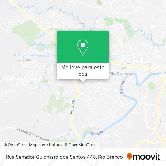 Rua Senador Guiomard dos Santos 448 mapa