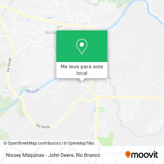 Nissey Máquinas - John Deere mapa