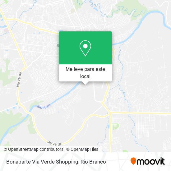 Bonaparte Via Verde Shopping mapa