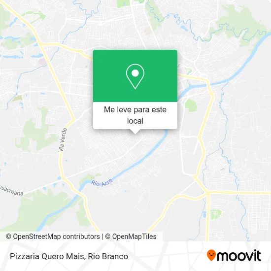 Pizzaria Quero Mais mapa