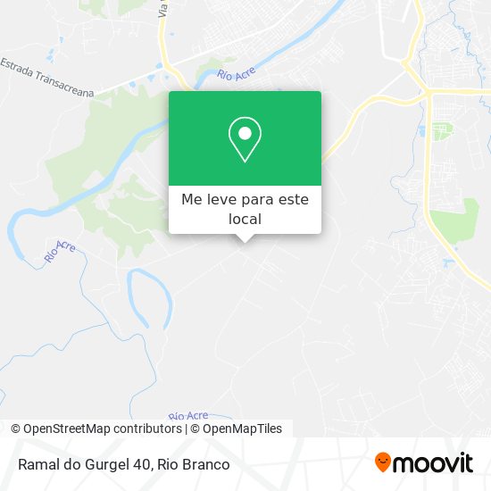 Ramal do Gurgel 40 mapa