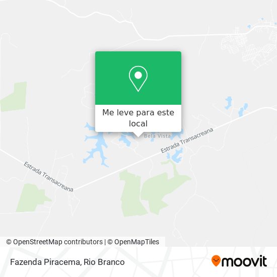 Fazenda Piracema mapa