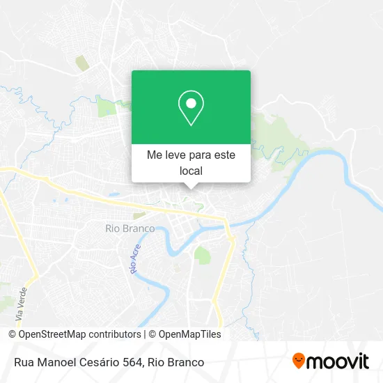 Rua Manoel Cesário 564 mapa