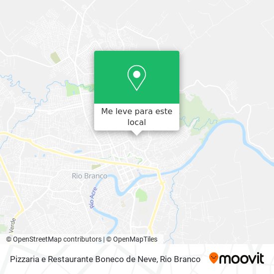 Pizzaria e Restaurante Boneco de Neve mapa