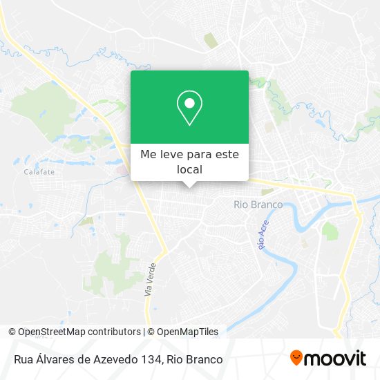 Rua Álvares de Azevedo 134 mapa