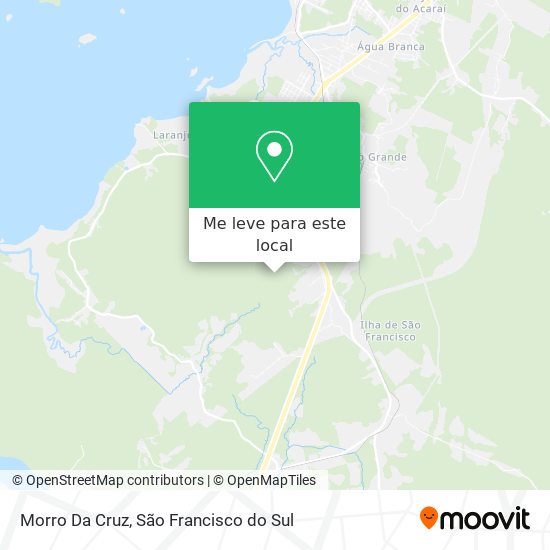 Morro Da Cruz mapa